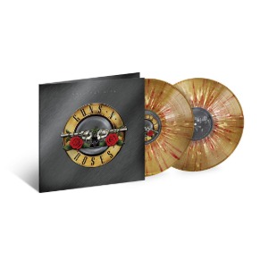 Guns N&#039; Roses ‎– Greatest Hits (Gold With White &amp; Red Splatter)
