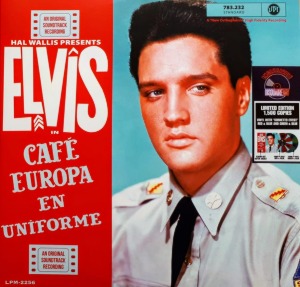 Elvis ‎– Elvis In Café Europa En Uniforme ( 2 × Vinyl, Red &amp; Blue and Green &amp; Blue)