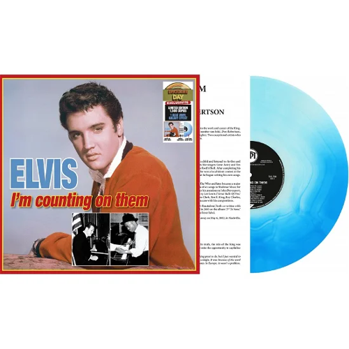 Elvis – I&#039;m Counting On Them (Blue LP Galaxy Effect)
