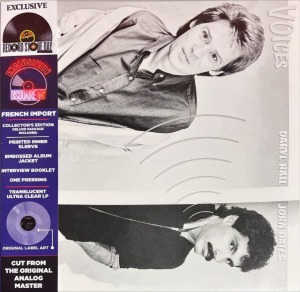 Daryl Hall &amp; John Oates ‎– Voices(Clear Vinyl)