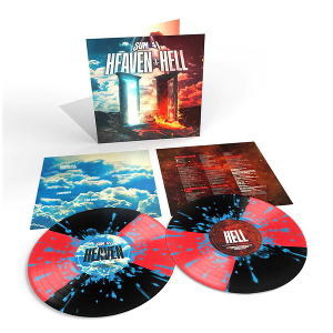 Sum 41 – Heaven :x: Hell  (2 x Vinyl, Red &amp; Black Quad With Blue Splatter)
